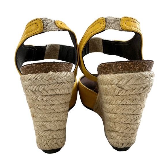 Donald J Pliner Ginny Espadrille Cork Wedge Sandals Size 7M - Picture 9 of 16